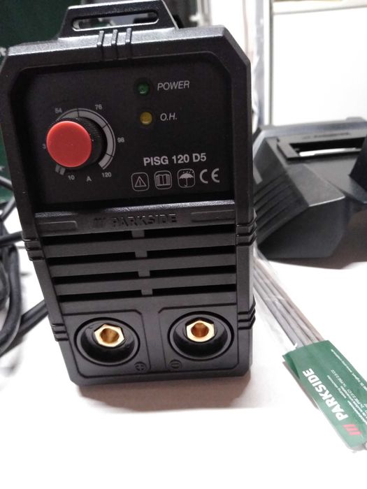 Spawarka inwerterowa Parkside PISG 120 D5. Nowy komplet.