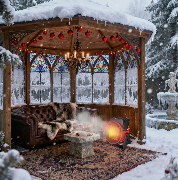 Przenośny Grzejnik 2000W Słoneczko Źródło Dodatkowego Ciepła W Pokoju