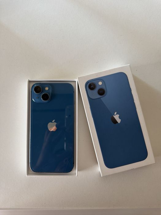 iPhone 13 Azul 128GB + Capas + 3 Películas