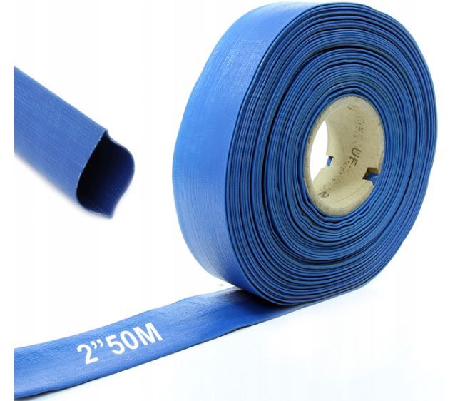 Wąż do wody gumowy pompa strażacki 2 cale 50m