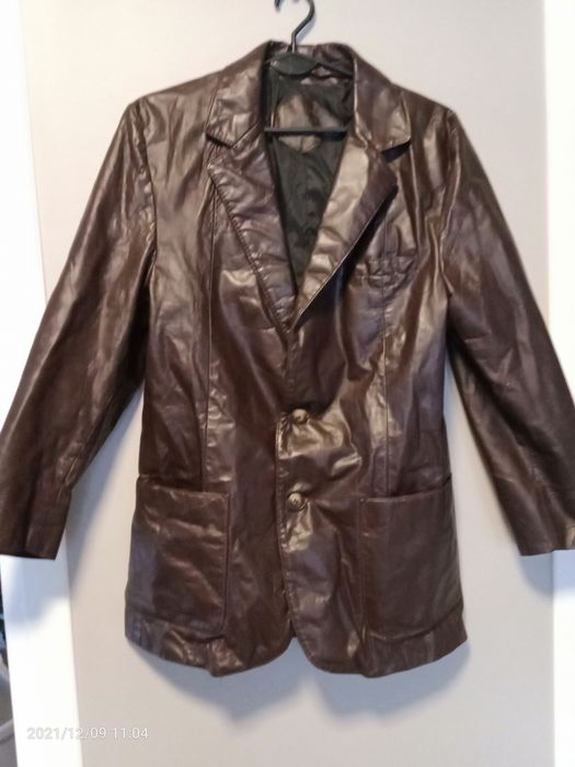 Kurtka marynarka skórzana