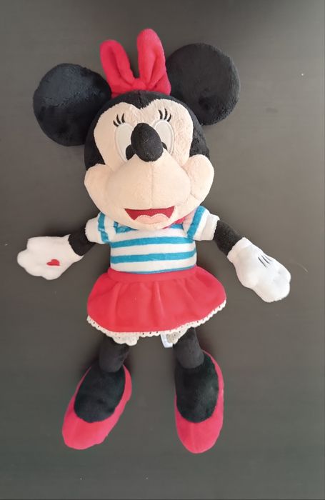 Peluches Boneca Minnie da Disney. Com som. 37 cm