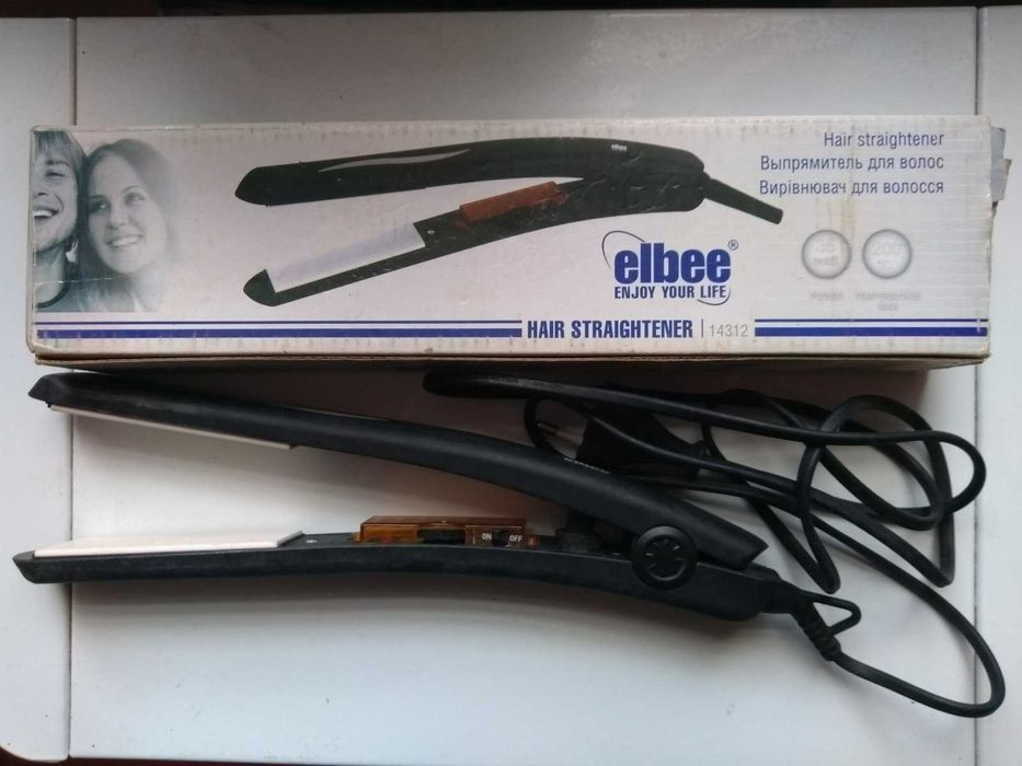 Вирівнювач, плойка для волосся, выпрямитель волос, утюжек.ELBEE.
