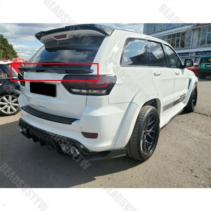 Спойлер на Jeep Grand Cherokee бленда накладка на багажник