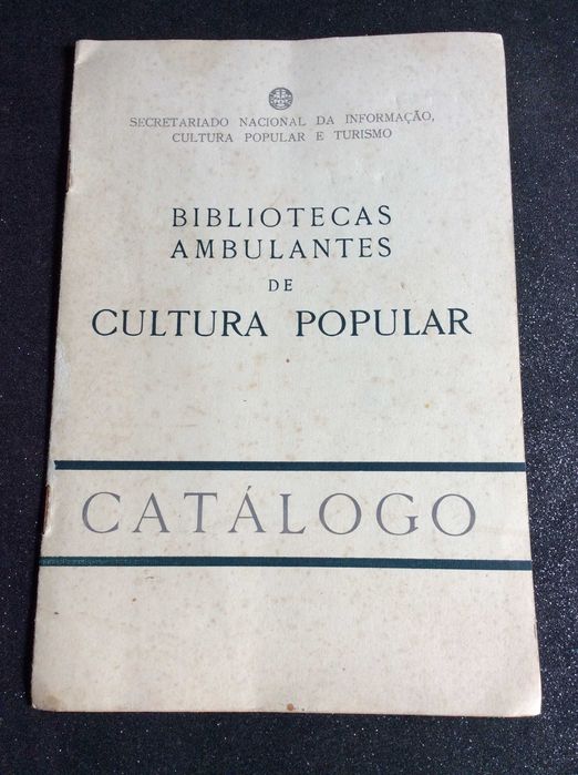 Bibliotecas ambulantes de Cultura Popular. Catálogo. Documento raro do Estado Novo, 1946