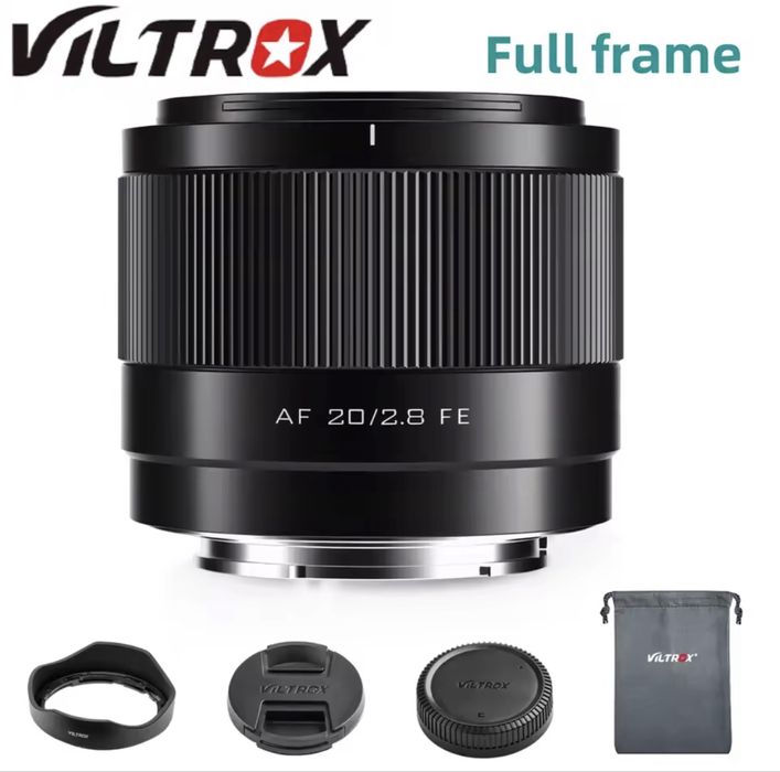 Viltrox AF 20mm f/2.8 STM ASPH ED IF (Sony FE) Lente objetiva nova