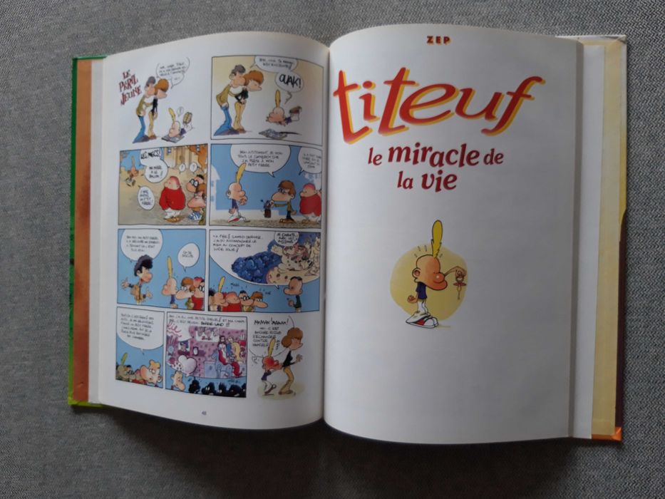 BD álbum duplo Titeuf "Tchô, monde cruel" & "Le miracle de la vie"