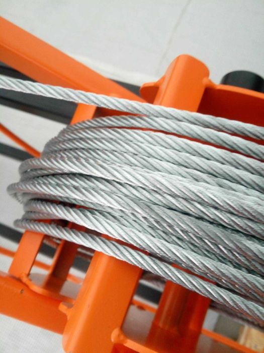 lina stalowa 10mm 6x19 FC ocynkowana wycią obornika