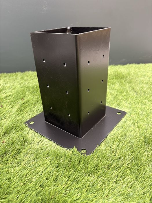 PODSTAWA SŁUPA 70x70 mm | Ocynk + Malowanie Proszkowe | Stal 4 mm