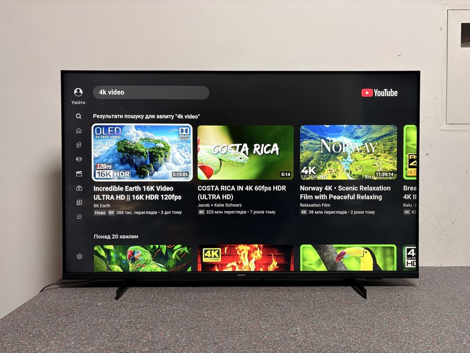 Smart телевізор Philips 50 дюймів