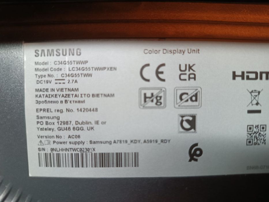 Monitor geamingowy Samsung Odyssey