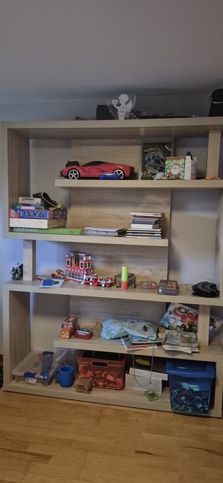 Półka na zabawki książki