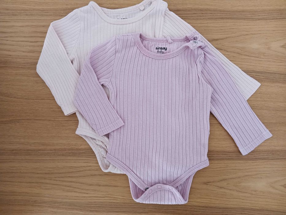 Body prążkowane niemowlęce dziewczęce r. 62 Sinsay