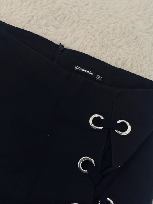 Спідниця-шорти Stradivarius. Топ в рубчик