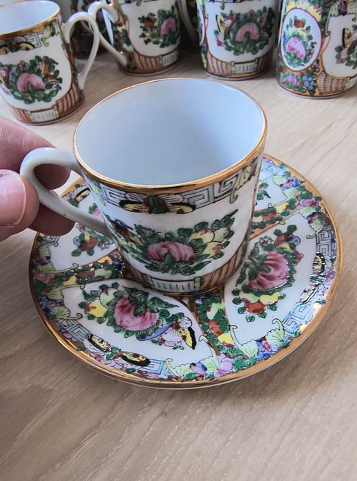 Чайний сервіз з китайського фарфору, ручний розпис
