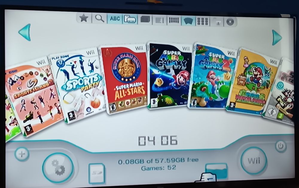 Consola Nintendo Wii + Comando + 52 jogos  Nintendo Wii