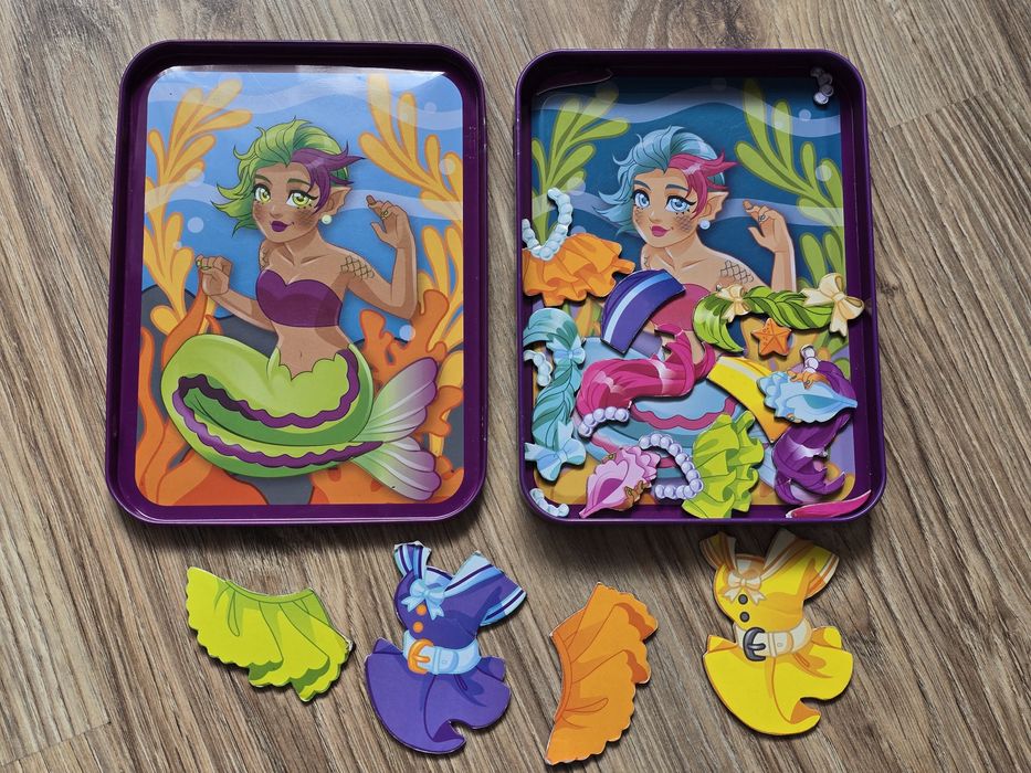 Gra jednorozec i puzzle magnetyczne