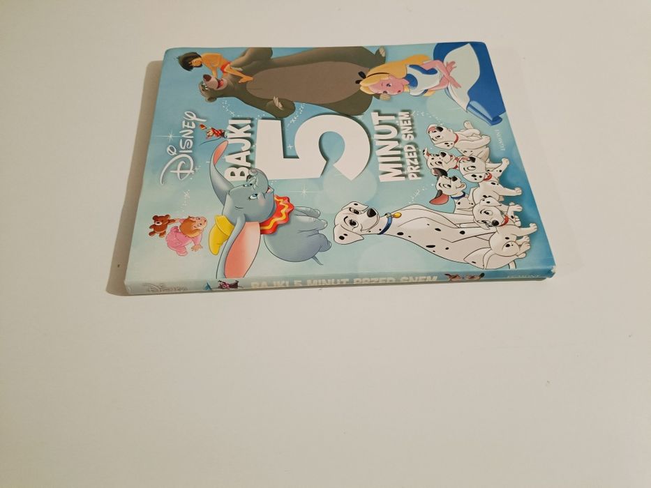 Książka bajki 5 minut przed snem disney 101 dalmatyńczyków dumbo król