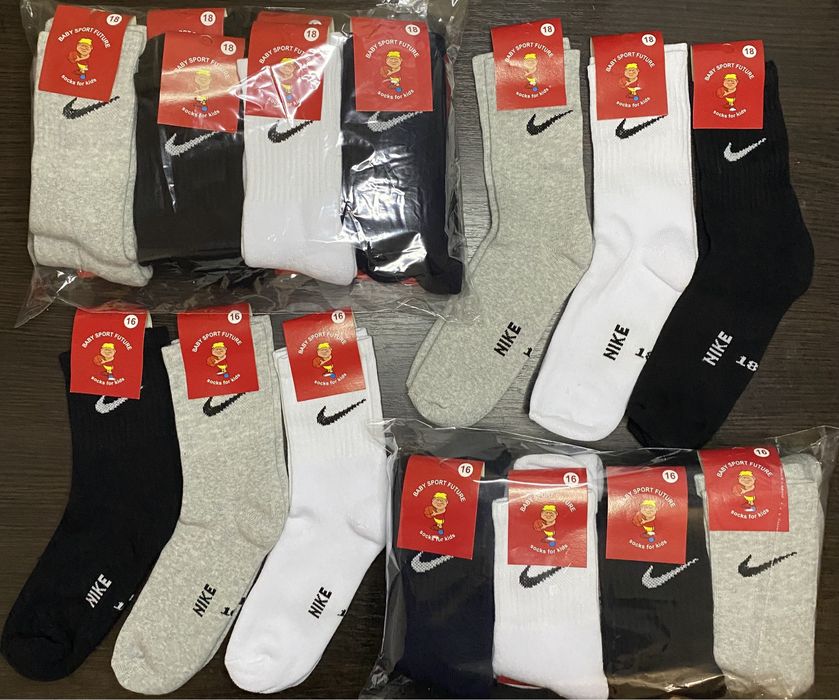Носки високі Nike тонкі  Гетри футбольні Nike Adidas Дитячі Дорослі