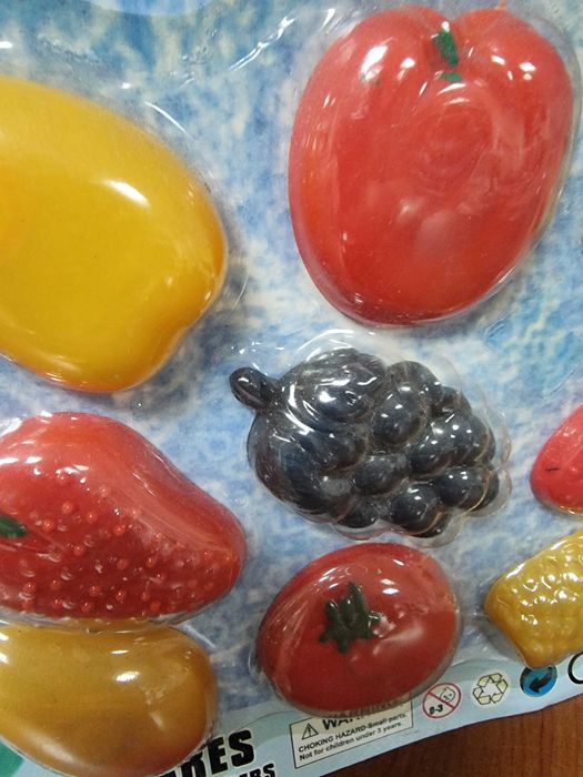 Magnesy na lodówkę owoce kolorowe dekoracje domu magnes