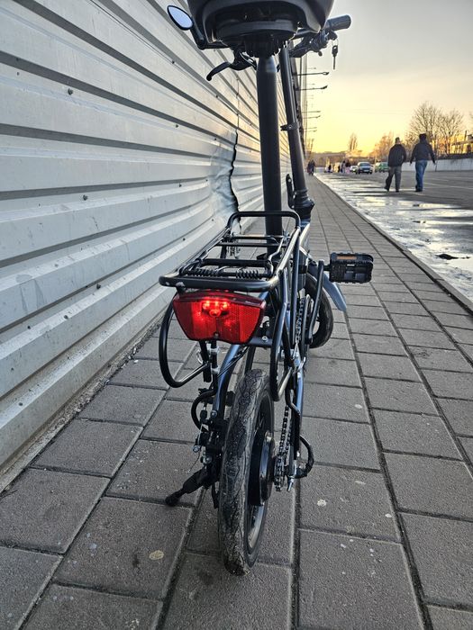 Складний електровелосипед Zhengbu D6, сірий, 14"