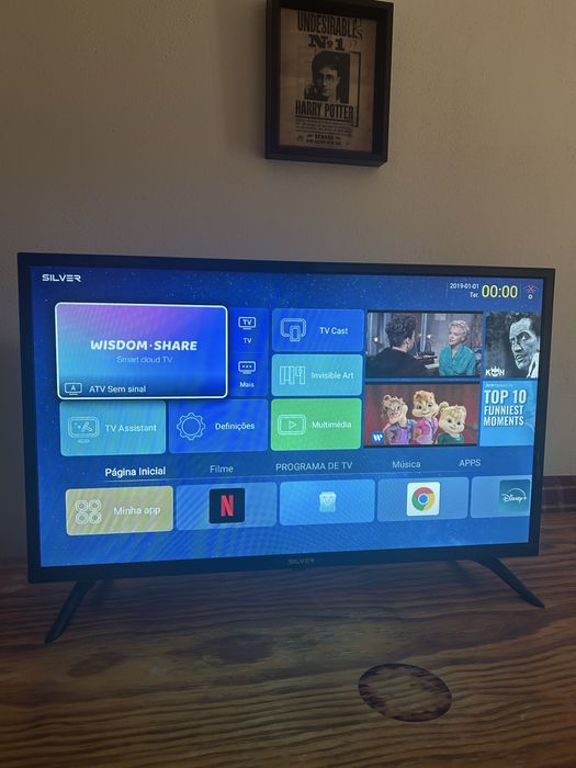 Tv smart silver