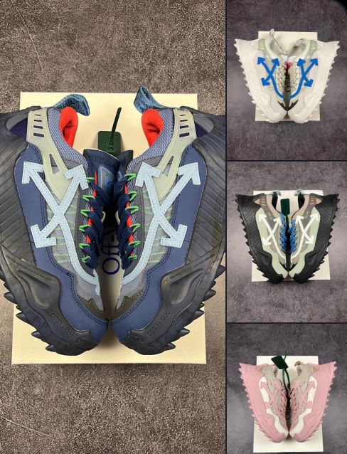 ОСТАННІ РОЗМІРИ! Off White Odsy 1000 Pink Beige, оф вайт