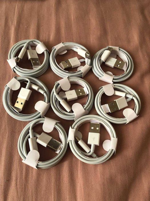 1m USB-A type C przewód kabel nowy biały do ładowania