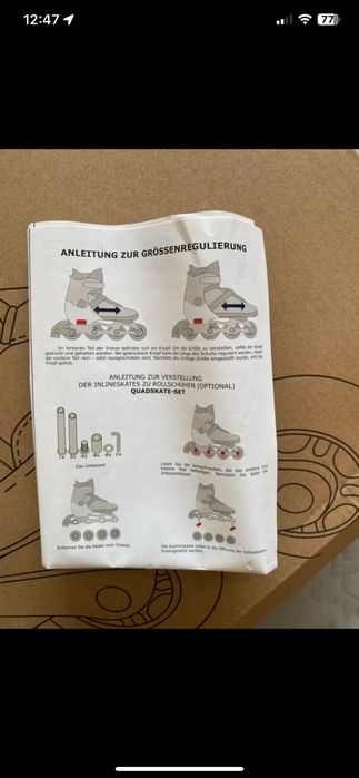 Vendo patins e acessórios