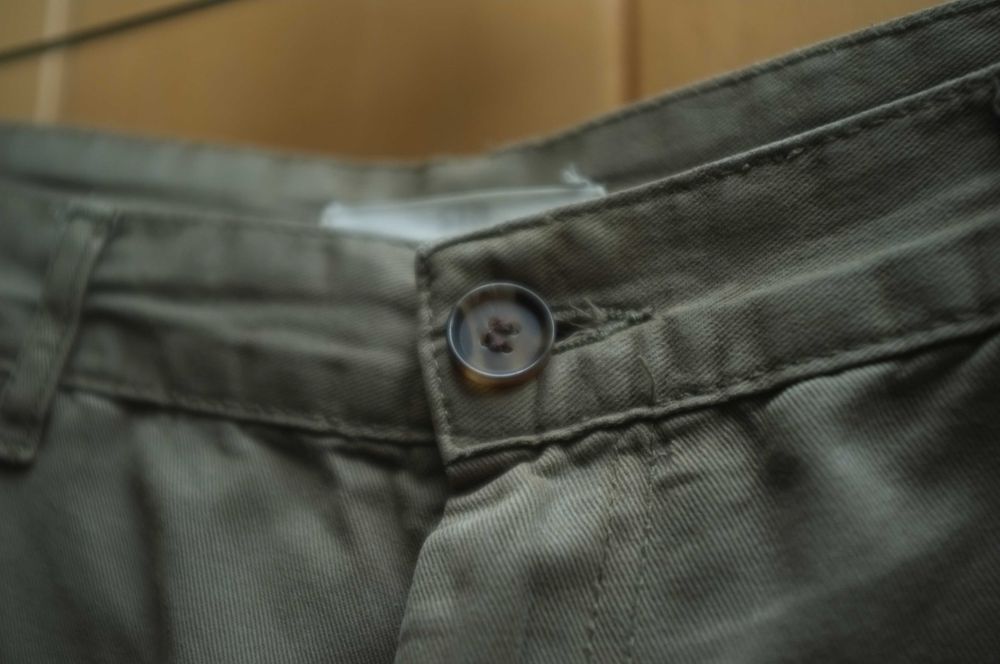 Stradivarius STR spodnie cargo bojówki wysoki stan militarne khaki