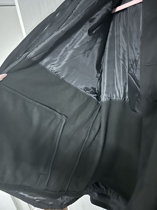 Тактична куртка з флісом Mil-Tec Wet Weather Jacket Gen II, Чорна, 3XL