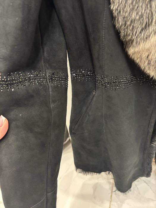 Дубленка  мех песец  натуральная