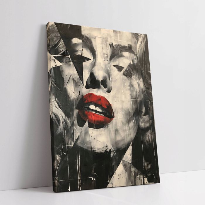 Obraz na płótnie Marilyn Monroe 60x80 cm - Ikona Popkultury w Pop-Art
