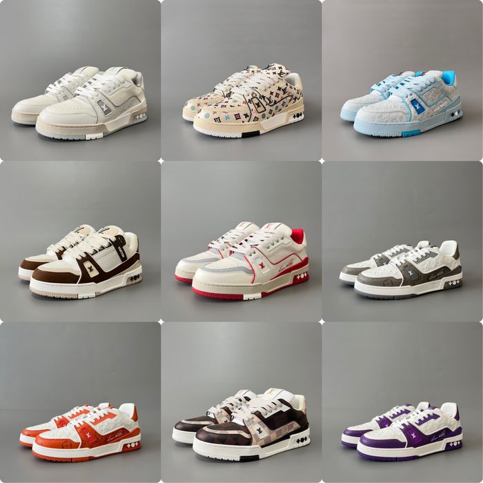 Нові Кросівки Louis Vuitton Trainer/LV Trainer Sneakers/Люкс якість!