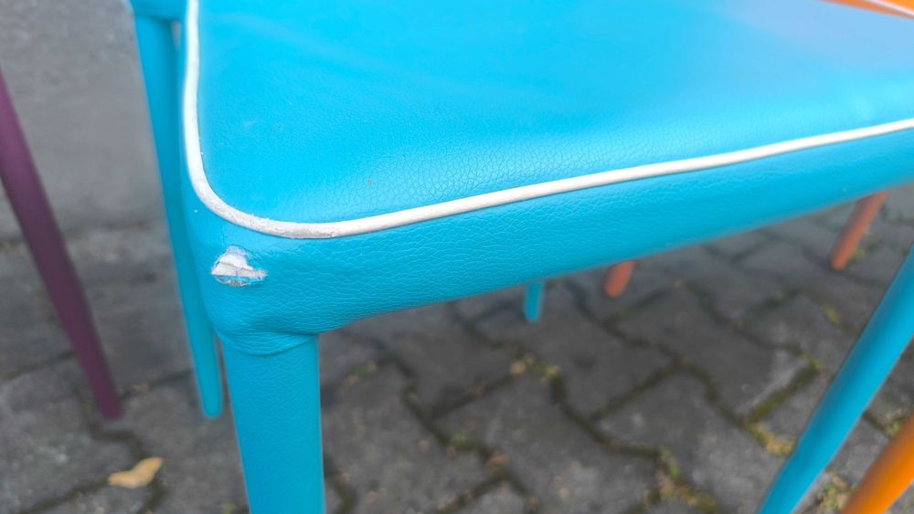 Krzesła ze skory ekologicznej