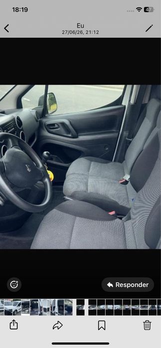 Peugeot Partner 1.6 HDI 3 lugares