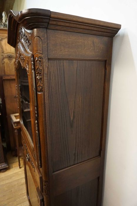 Piękna rzeźbiona witryna / barek / słupek szer. 80cm