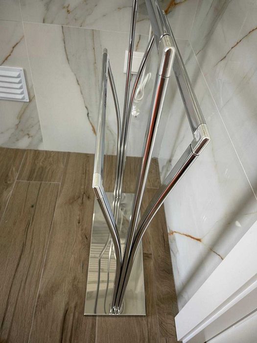 Toalheiro com 3 barras cromado 48,5 x 88