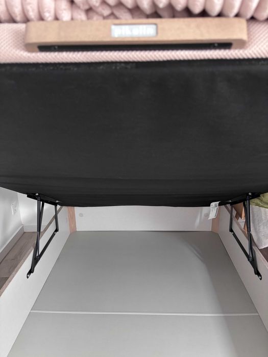 Sommier Pikolin (canapé abatível) cor natural + Colchão Pikolin - Motivo Mudança