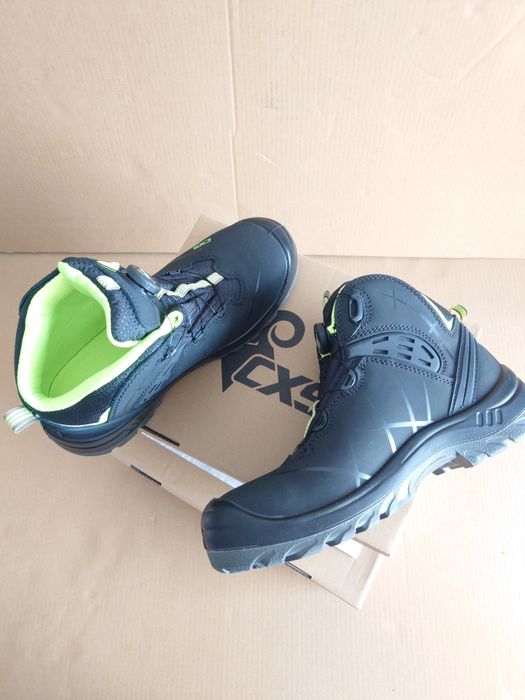 Buty skórzane Wysokie r.42 BOA z podnoskiem ochronne Robocze Trzewiki