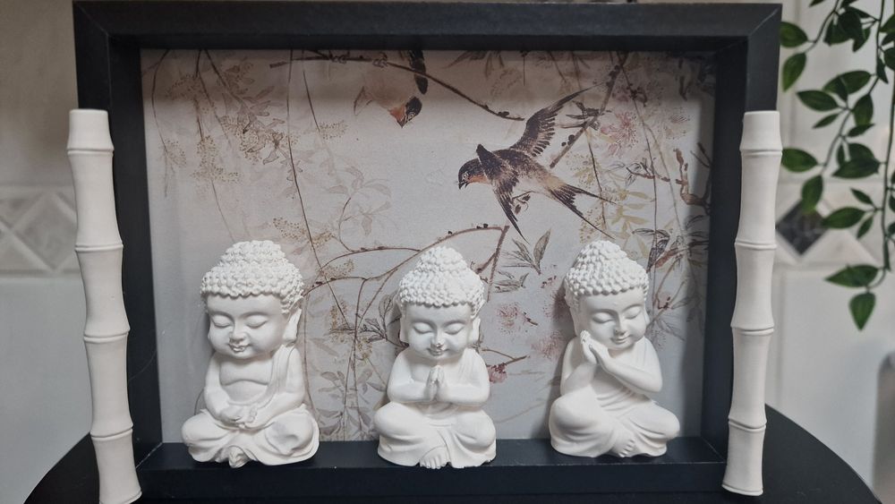 Estatuas de Buda em Pó de Mármore