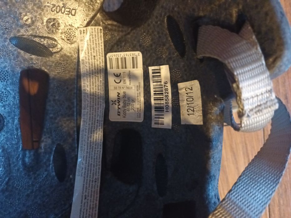 Kask rowerowy dziecięcy s 46-52 btwin plus ochraniacze