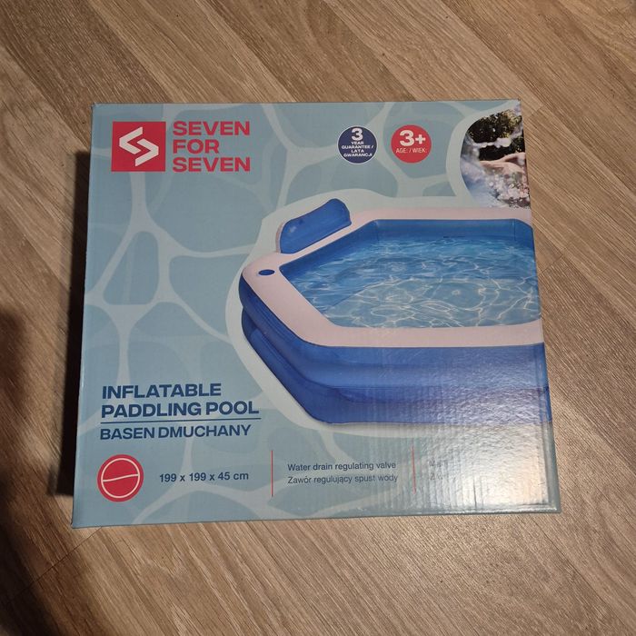 Basen ogrodowy 2mx2m NOWY