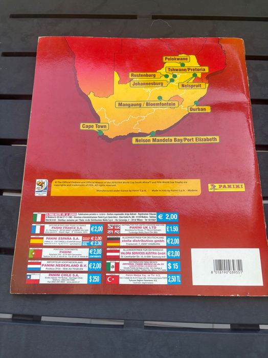 Caderneta completa Mundial 2010