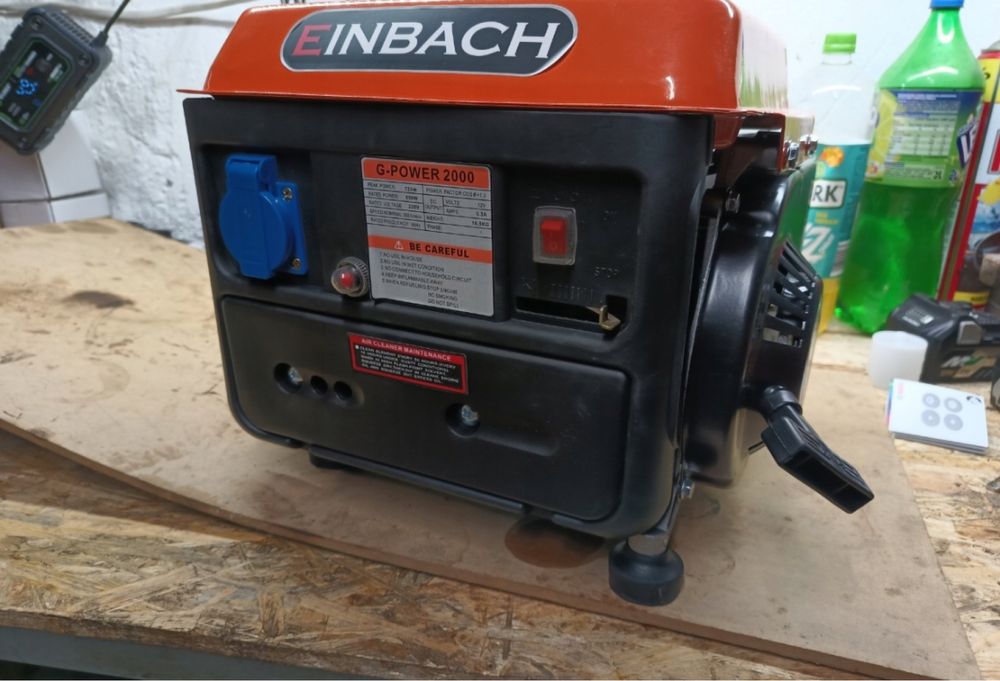 Бензиновий генератор EINBACH 0.75 кВт РОЗПРОДАЖ СКЛАДУ‼️Бензогенератор