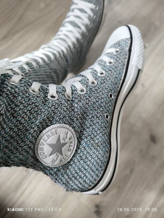 Converse knee hight tweed gray xxhi custome 37,5