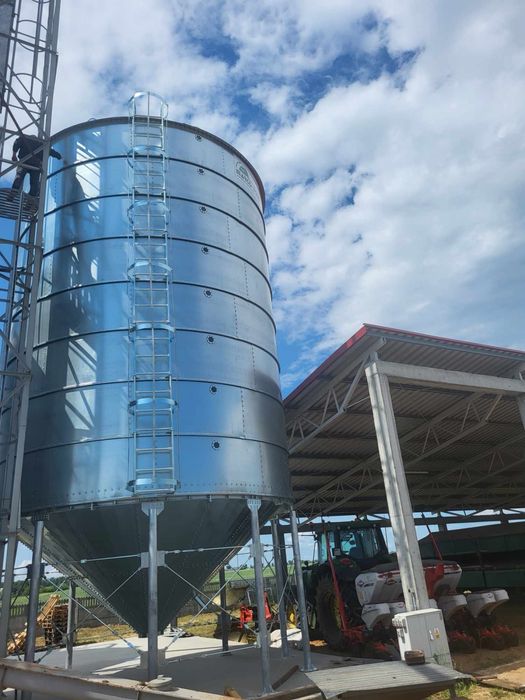 Silos Zbożowy Silosy Paszowe 110/135/155/177/220 t Nowe Producent