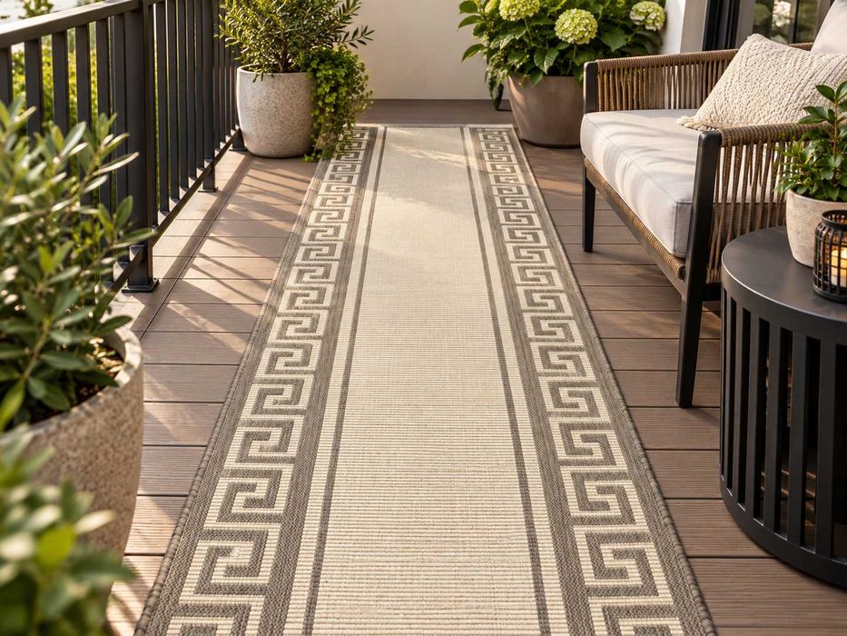 Chodnik Sznurkowy Plecionka Na Zewnątrz Taras Balkon 80 cm 100 cm 133 cm