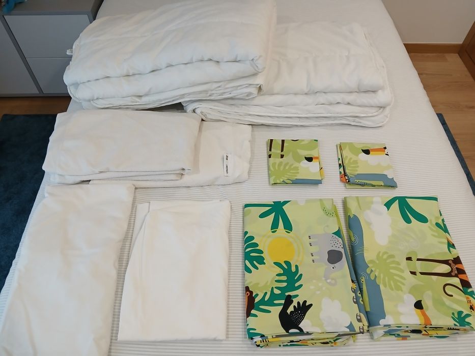 Conjunto completo de roupa de cama de criança Djungelskog IKEA