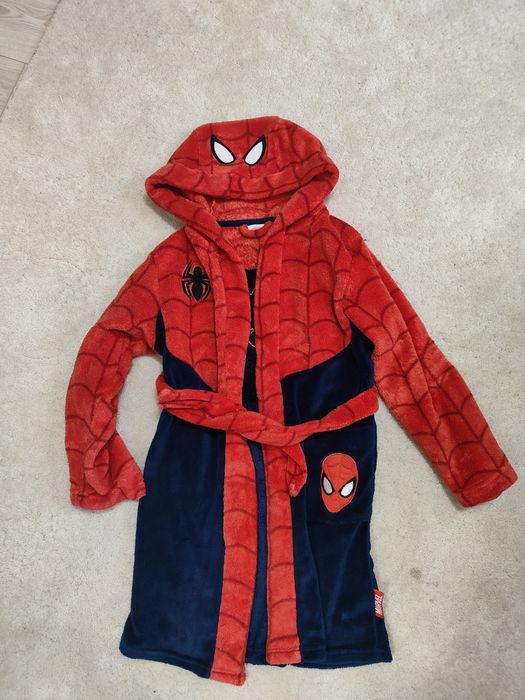 Szlafrok 122/128 Spiderman Marvel dla chłopca